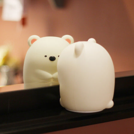Huggwaii Squishy Silicone Hug Bear LED Night Light - Perfect Gift for Kids and Girls