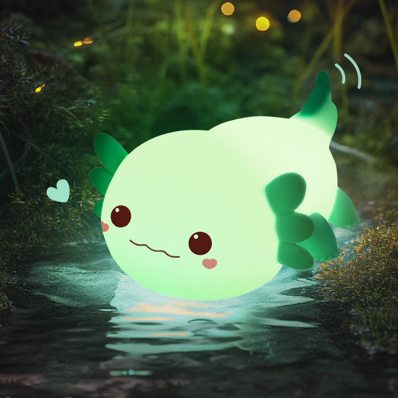 MeWaii® Exclusive Pairing Axolotl&Capybara Gift Set Squishy Night Light - Perfect Gift