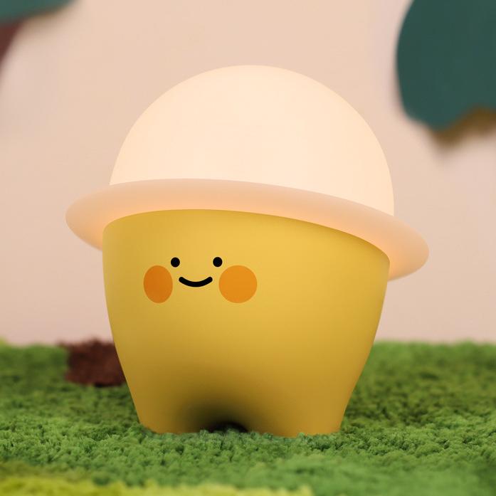 Squishy Silicone Chubby LED Night Light - Perfect Gift for Kids and Girls