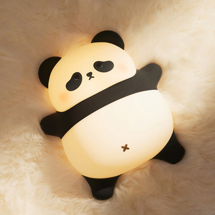 Huggwaii Lying Lazy Panda Night Light LED Tap Lamp Best Gift for Baby and Girl
