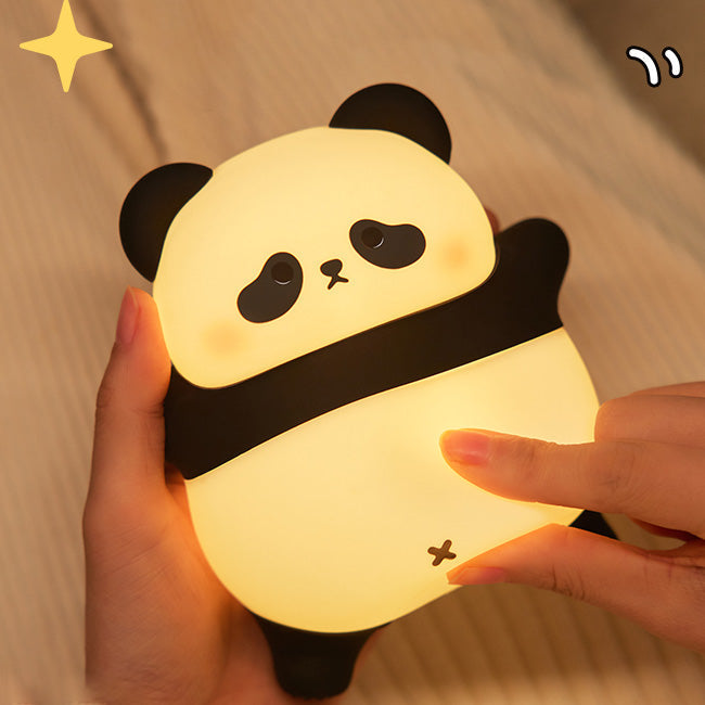 Huggwaii Lying Lazy Panda Night Light LED Tap Lamp Best Gift for Baby and Girl