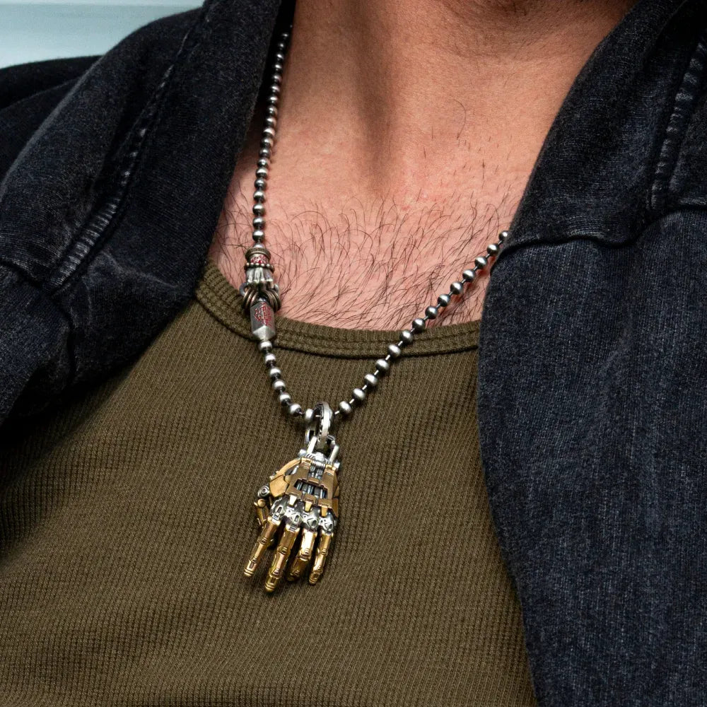Mechanical Hand Pendant Decorative Necklace Glasses Stand Key Holder