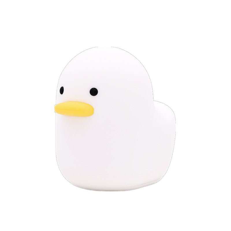 Huggwaii Squishy Silicone Duck LED Night Light - Perfect Gift for Kids and Girls