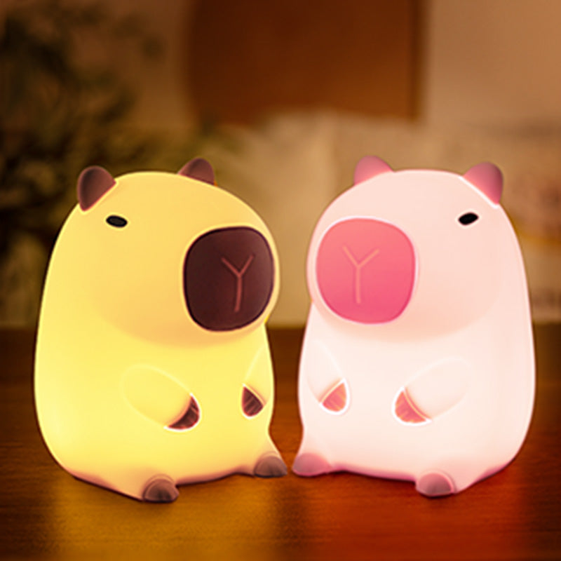 MeWaii® Limited💓 Pink Capybara Squishy Night Light - Perfect Gift for Kids and Girls