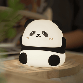 Huggwaii Squishy Silicone Kawaii Panda LED Night Light - Perfect Gifts