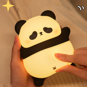 Huggwaii Lying Lazy Panda Night Light LED Tap Lamp Best Gift for Baby and Girl