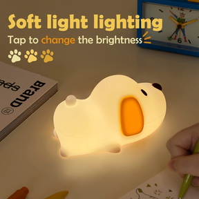 Puppy Silicone Squishy Night Light Gift Cute Droopy Ears and Cozy for Decor Perfect Gift