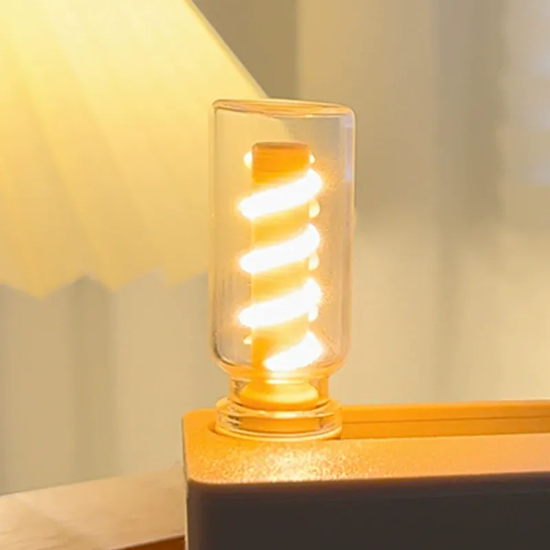 Magnetic Suction Lamp Relieve Stress Manual Mechanical Flip Flexible Light Table Night Light Ornament for Indoor Outdoor