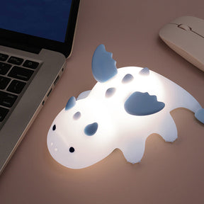 Huggwaii Squishy Silicone Cute Baby Dragon LED Night Light - Perfect Gift for Kids and Girls
