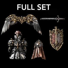 Crimson Templar Collectible Figure Detachable Bronze Copper Knight Statue